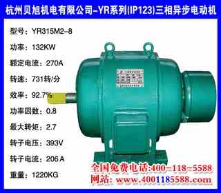 132KW �˼� YRϵ��(IP23)�����첽�綯�� YR315M2-8